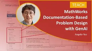 MathWorks Documentation-Based Problem Design with GenAI