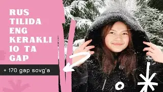 Rus tilida eng kerakli 10 ta gap!!! / 170 gap sovg'a / Rus tili 0 dan