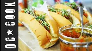 Spicy Pumpkin Chutney & Posh Hot Dogs | Orange County Cook