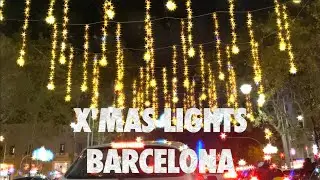 Spain Barcelona 2020 X'mas lights Passeig de Gracia 西班牙巴塞隆納最美聖誕街燈