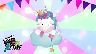 Invitación de cumpleaños Unicornio 2