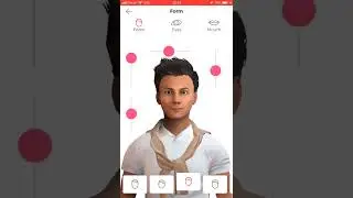 Face Reconstruction (Face modification) AR Character configurator (APP)
