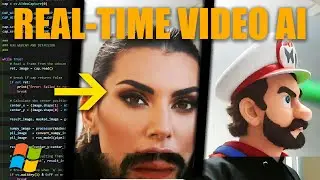 FAST real-time AI videos in 5 minutes! [Python Windows CUDA Tutorial]