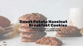 Sweet Potato Hazelnut Breakfast Cookies