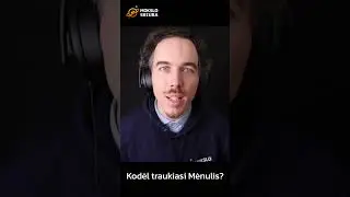 Kodėl traukiasi Mėnulis? #shorts #Mėnulis