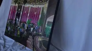 Live Event Painting. Finished Painting. Los Angeles. The Stolen Art
