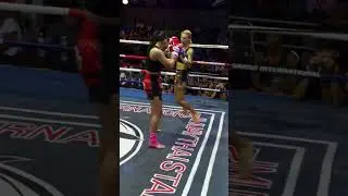 Klára Strnadová dominates Taphetclek #muaythai