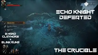 Heavy Claymore vs Echo Knight in the Crucible of No Rest for the Wicked