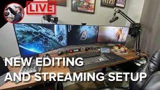 🔴 LIVE Look Around My New Edit Suite/Office/Streaming Setup