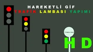 PHOTOSHOP HAREKETLİ GİF ANİMASYONU(TRAFİK LAMBASI)HD