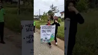 jalan sehat dan sosialisasi adiwiyata pada masyarakat