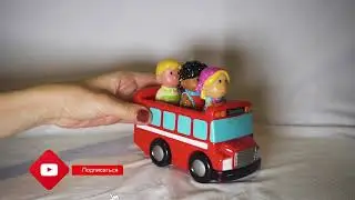 Игровой набор ELC Happy Land автобус с фигурками человечками