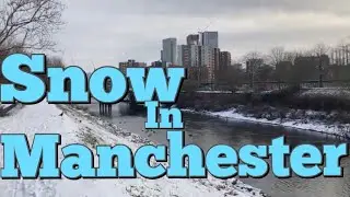 Snow in Manchester, UK  | 16 January 2024