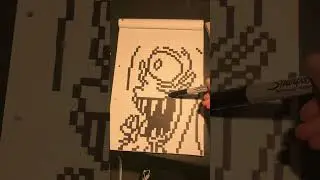 Drawing 8-Bit Kodos from The Simpsons 