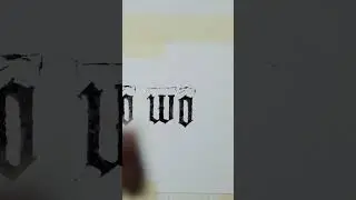 Hello World, CALLIGRAPHY, BUT NOT CALLIGRAPHY ?! #calligraphermasters #calligraphy #SHORTS #ART