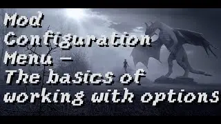 SkyUI Mod Configuration Menu #2 - The basics of working with options