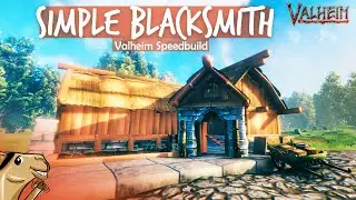 Valheim BLACKSMITH Build - Valheim Speedbuild - Valheim Time Lapse