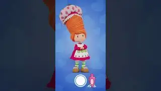 Magic Hair Style ✨ #strawberryshortcake #shorts
