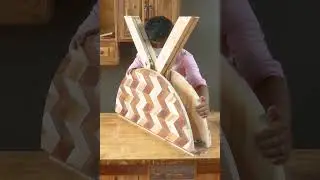 Amazing a Circle wood Folding Table by 3D Board 