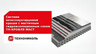 Система неэксплуатируемой крыши с мастичным гидроизоляционным слоем ТН-КРОВЛЯ МАСТ