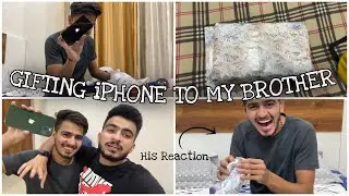 Gifting iPhone to my Brother ❤️ | His Reaction 😍 | Neet ug 2022 Result Gift | Vlog - 11