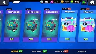 OMG!!! 🔥UPDATE 10 FREE DEAD MEGA BOXES!!😨🔥 BRAWL STARS UPDATE GIFTS!!