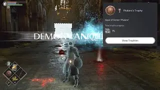 Demon's Souls Remake - Phalanx Boss Fight (Lead Demon Soul) 1st Boss - Phalanx's Trophy