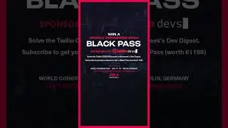 Win a Black Pass to the World Congress 2024