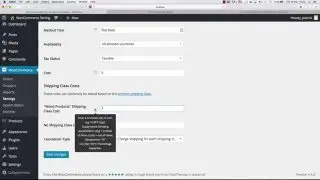 Part 5: Shipping Classes