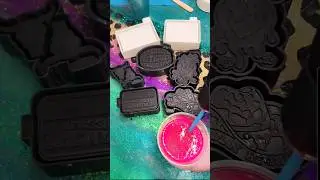 pouring freshie molds for some orders 🤗 #smallbiz #orders #newproducts #smallbusiness