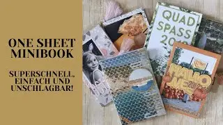 Mein allerliebstes One Sheet Minibook -kann Werbung enthalten-