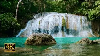 Relaxing Waterfall sleep soothing sounds