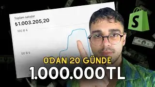 0'DAN 20 GÜNDE 1.000.000TL CİROYA NASIL ULAŞTIM? I SHOPİFY DROPSHİPPİNG