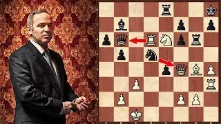 تضحيات خالدة في الشطرنج | تحفة غاري كاسباروف