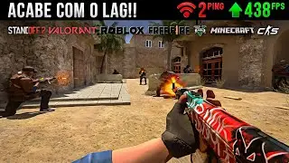 ACABE COM O LAG em QUALQUER JOGO no PC e MOBILE!! ( MÉTODO 2023 ) *otimize 100%*