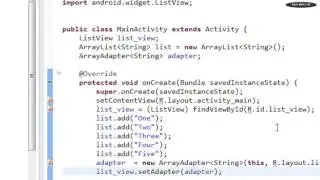 Android tutorial for beginners   118   Change selected item background of a listview