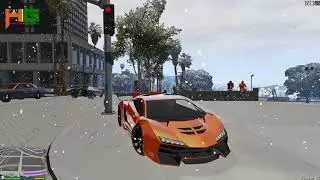 GTA 5   GTA V Franklin In snow day