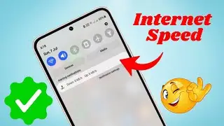 How to show Internet speed meter on notification bar | how to show internet speed on status bar