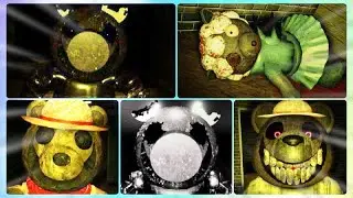 ALL HORROR HOUSE JUMPSCARES IN PIGGY: HORROR CHAPTERS!!