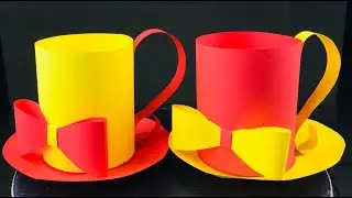 How To Make Easy Paper Crafts At Home Step By Step | Paper Craft | Paper Crafts For School