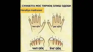 Sunnatga muvofiq Tirnoq olish 