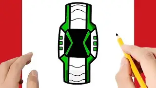 Drawing Ben 10 | How to draw Ben 10 Omniverse Omnitrix