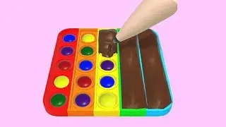 Jogando Pop it Chocolate | Como fazer chocolate no pop it | Jogos de Cozinhar |Pop it chocolate game