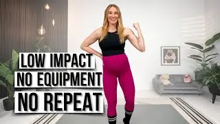 30-min Low Impact Full Body HIIT & Strength | NO REPEAT | NO EQUIPMENT