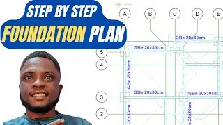 How to Make Foundation Plan in ArchiCAD | Step by Step Foundation Plan Drawing Tutorial