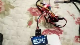 GPRS MQTT терморегулятор с OLED дисплеем и SIM800l на ARDUINO, устройство для умного дома
