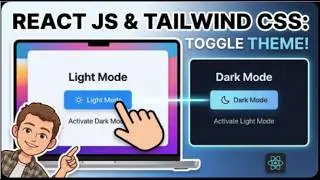 React js toggle button for theme | dark light mode in react | in hindi