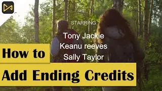 How to add Ending Credits like a movie|AceMovi video#videoediting  #tutorial
