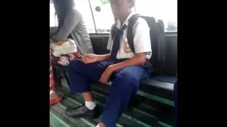 Ngakak bocah smp ngantuk di angkot