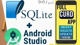 Android SQLite database tutorial | SQLite Database in Android Studio| SQLite CRUD App in Android